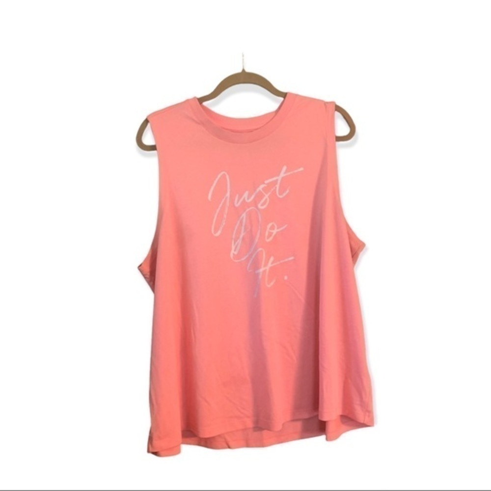 NIKE Womens Just Do It Printed Running Fitness Tank Top